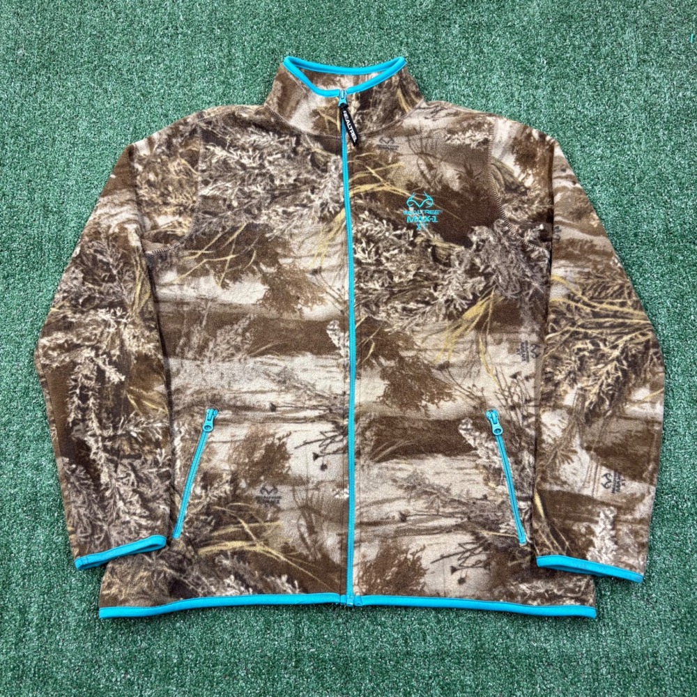 Vintage Realtree Max-1 XT Camo Fleece Jacket